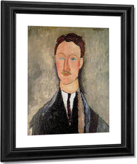 Portrait Of Leopold Survage (1879 1968) By Amedeo Modigliani Fine Art Print