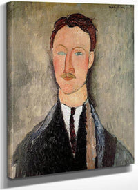 Portrait Of Leopold Survage (1879 1968) By Amedeo Modigliani Fine Art Print