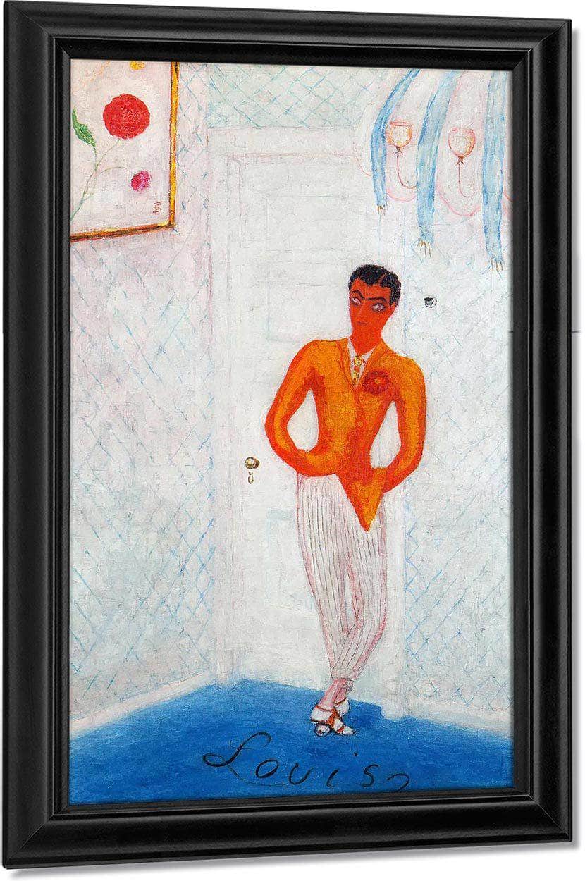 Portrait Of Louis Bernheimer By Florine Stettheimer Fine Art Print