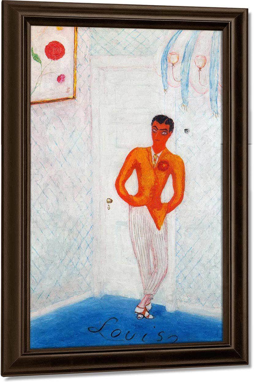 Portrait Of Louis Bernheimer By Florine Stettheimer Fine Art Print