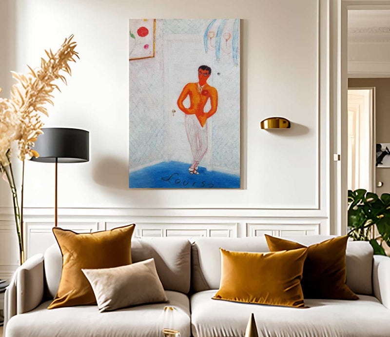 Portrait Of Louis Bernheimer By Florine Stettheimer Fine Art Print