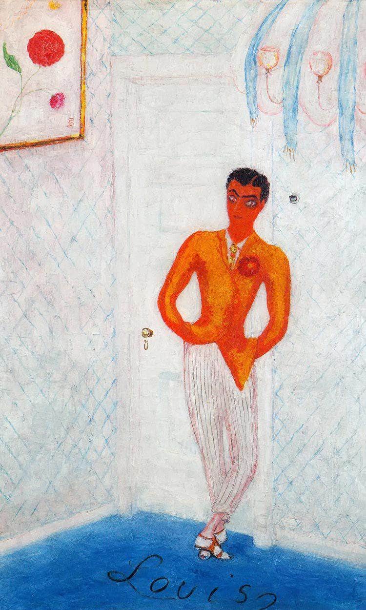 Portrait Of Louis Bernheimer By Florine Stettheimer Fine Art Print