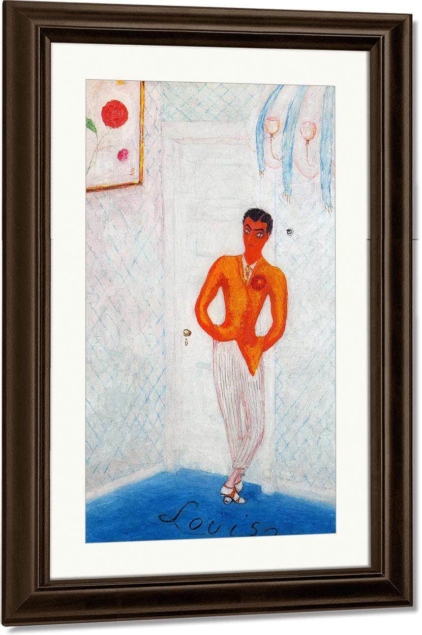 Portrait Of Louis Bernheimer By Florine Stettheimer Fine Art Print