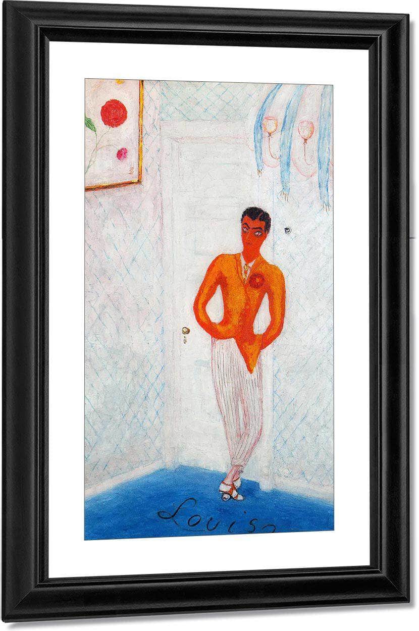Portrait Of Louis Bernheimer By Florine Stettheimer Fine Art Print