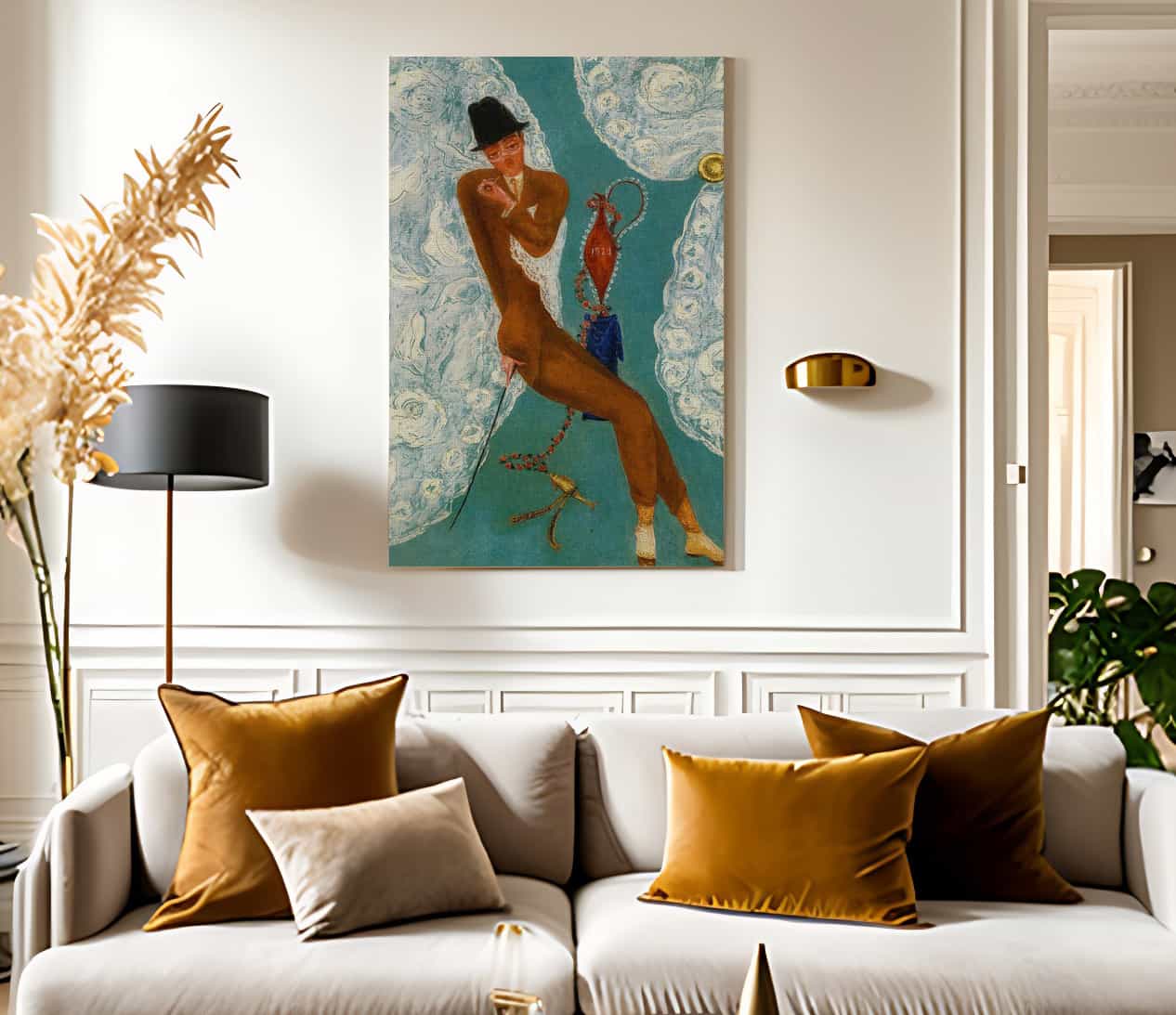 Portrait Of Louis Bouche By Florine Stettheimer Fine Art Print