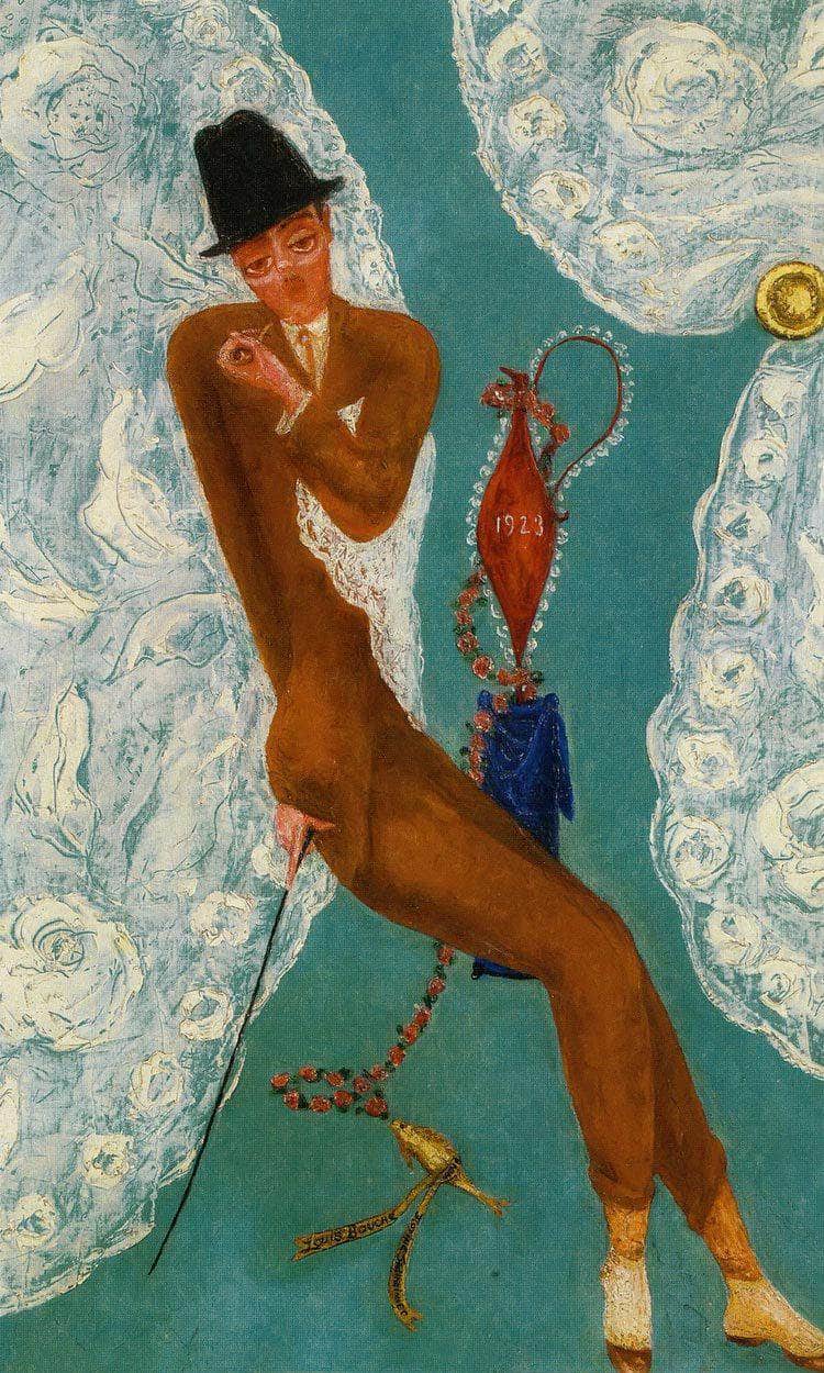 Portrait Of Louis Bouche By Florine Stettheimer Fine Art Print