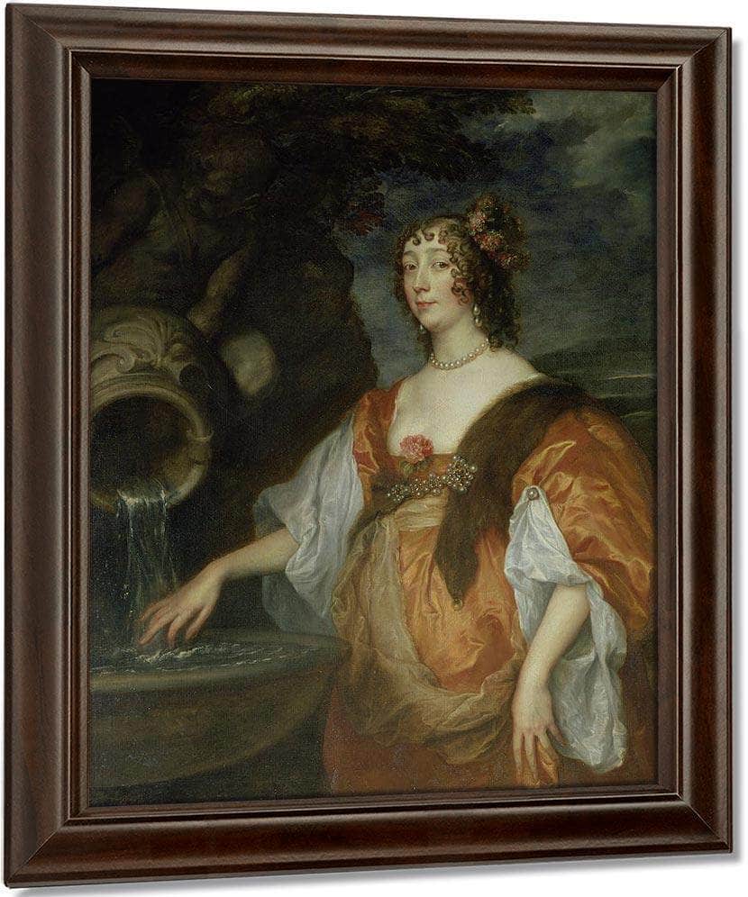 Portrait Of Lucy Percy Countess Of Carlisle (1599 1660) By Anthony Van Dyck Fine Art Print