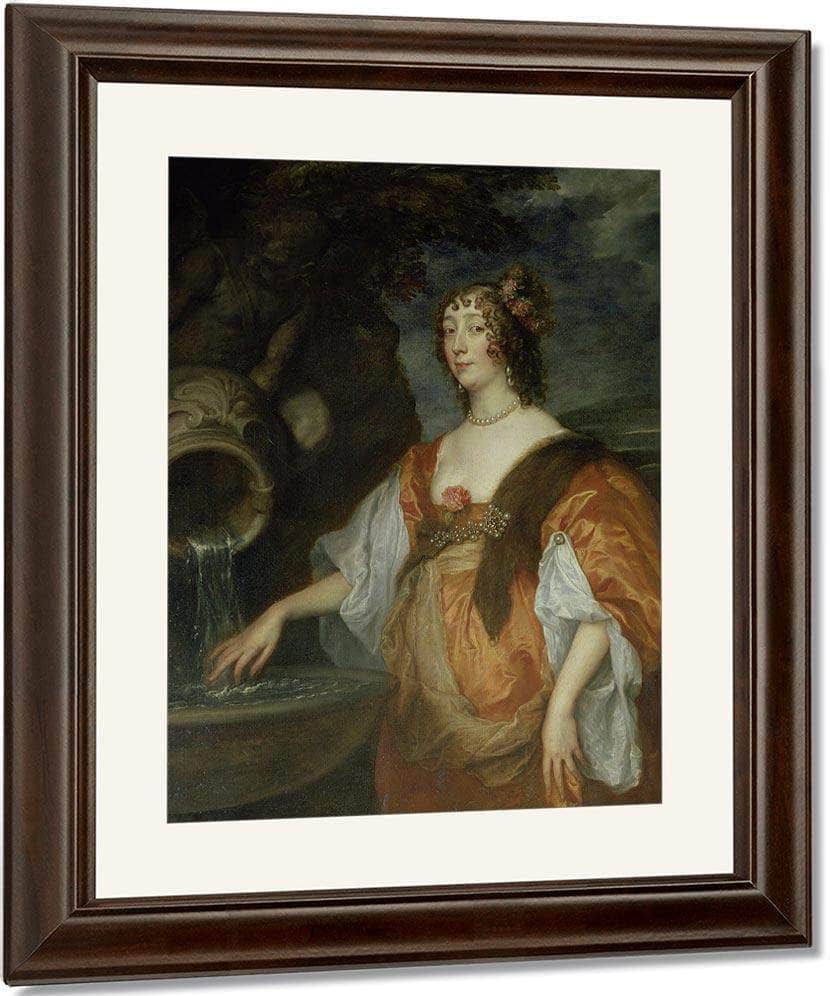 Portrait Of Lucy Percy Countess Of Carlisle (1599 1660) By Anthony Van Dyck Fine Art Print