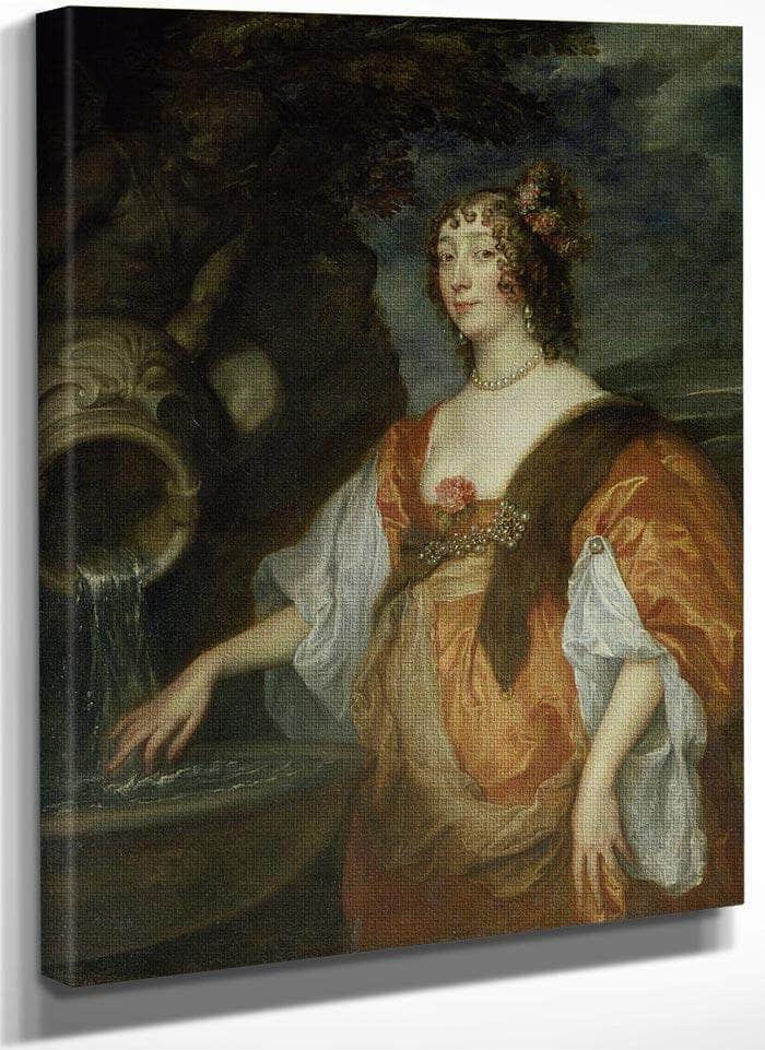 Portrait Of Lucy Percy Countess Of Carlisle (1599 1660) By Anthony Van Dyck Fine Art Print