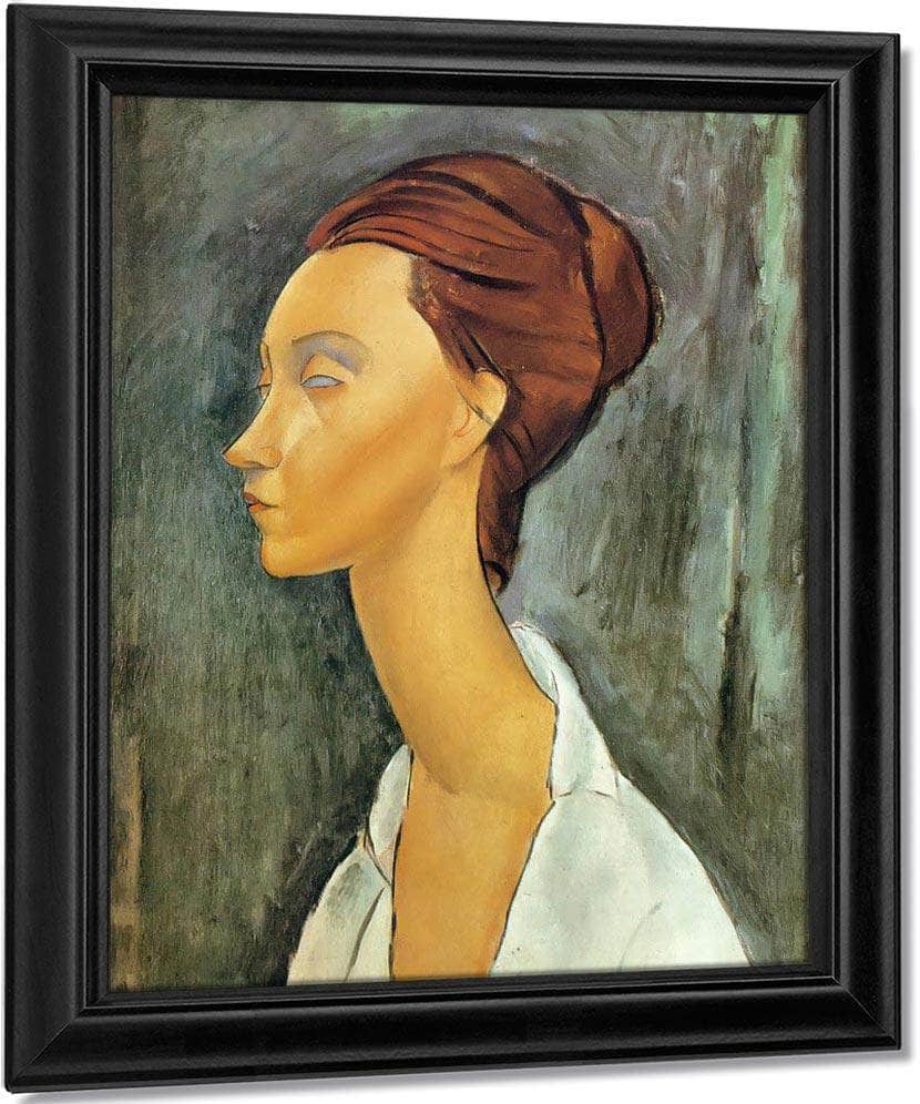 Portrait Of Lunia Czechovska 1919 By Amedeo Modigliani Fine Art Print