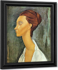 Portrait Of Lunia Czechovska 1919 By Amedeo Modigliani Fine Art Print