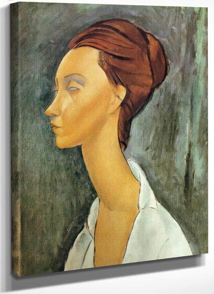 Portrait Of Lunia Czechovska 1919 By Amedeo Modigliani Fine Art Print