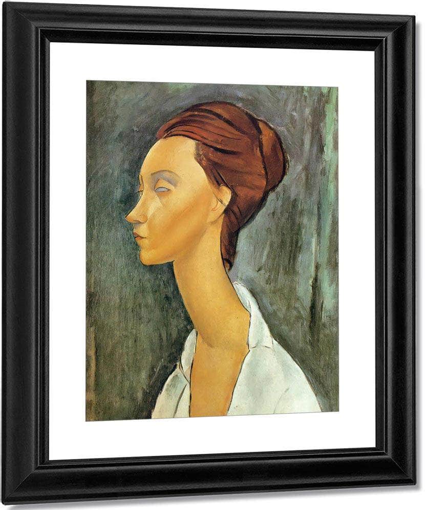 Portrait Of Lunia Czechovska 1919 By Amedeo Modigliani Fine Art Print