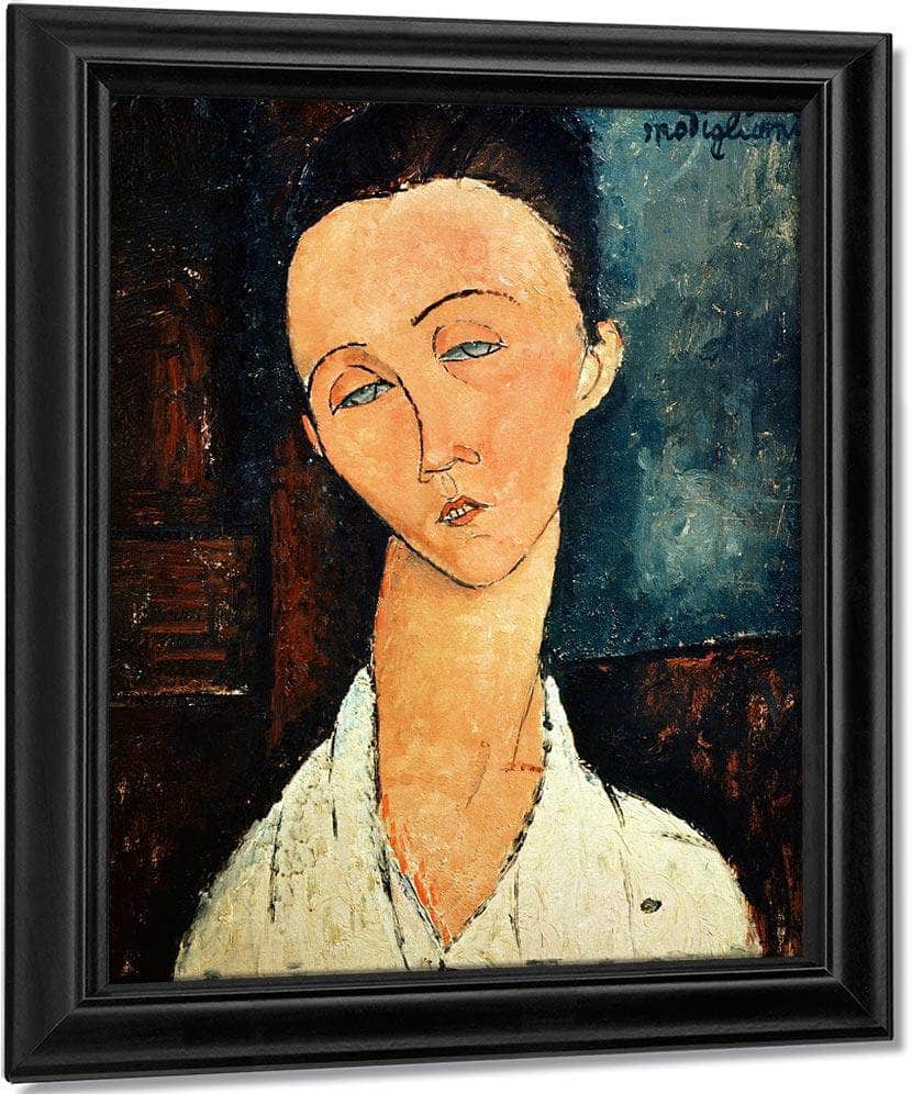 Portrait Of Lunia Czechowskaa By Amedeo Modigliani Fine Art Print