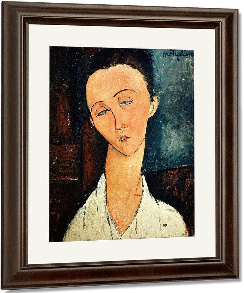Portrait Of Lunia Czechowskaa By Amedeo Modigliani Fine Art Print