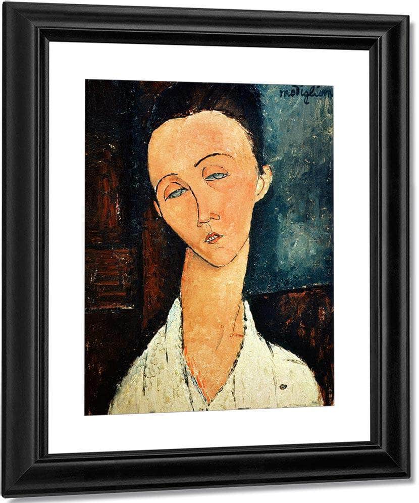 Portrait Of Lunia Czechowskaa By Amedeo Modigliani Fine Art Print