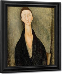 Portrait Of Lunia Czechowskab By Amedeo Modigliani Fine Art Print