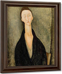Portrait Of Lunia Czechowskab By Amedeo Modigliani Fine Art Print