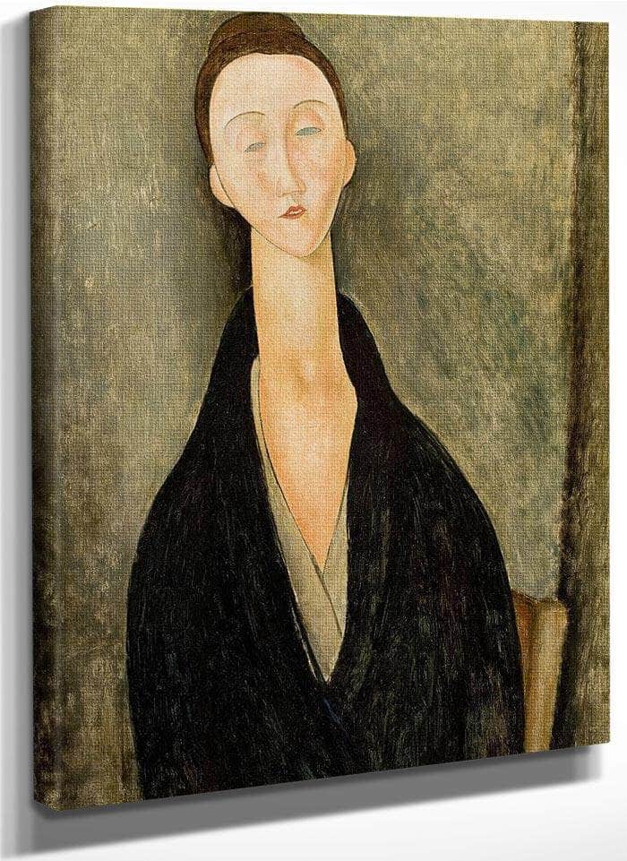 Portrait Of Lunia Czechowskab By Amedeo Modigliani Fine Art Print