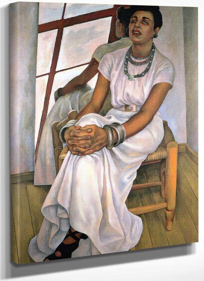 Portrait Of Lupe Marin By Diego Rivera Fine Art Print