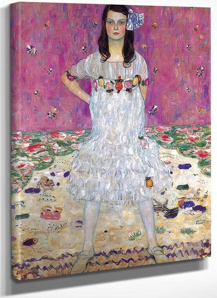 Portrait Of Mada Primavesi By Gustav Klimt Fine Art Print
