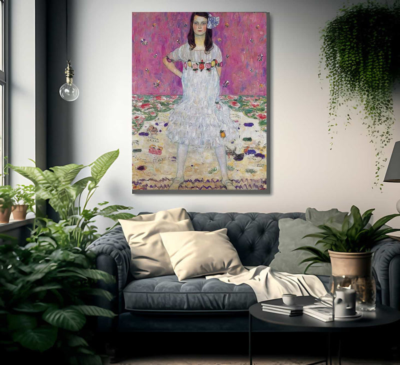 Portrait Of Mada Primavesi By Gustav Klimt Fine Art Print