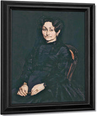 Portrait Of Madame Auguste Manet By Manet Edouard Fine Art Print
