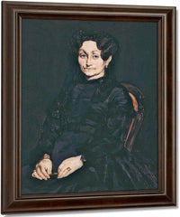 Portrait Of Madame Auguste Manet By Manet Edouard Fine Art Print