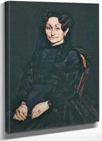 Portrait Of Madame Auguste Manet By Manet Edouard Fine Art Print