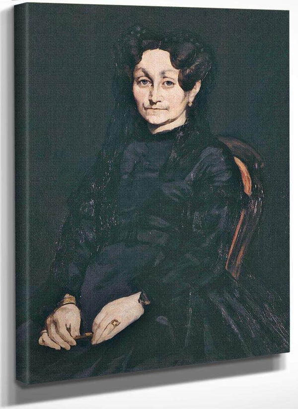Portrait Of Madame Auguste Manet By Manet Edouard Fine Art Print