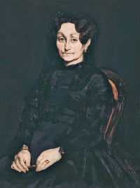 Portrait Of Madame Auguste Manet By Manet Edouard Fine Art Print