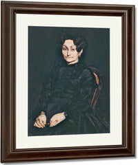 Portrait Of Madame Auguste Manet By Manet Edouard Fine Art Print
