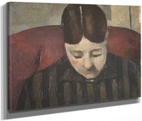 Portrait Of Madame Cezanne 1 By Paul Cezanne Fine Art Print