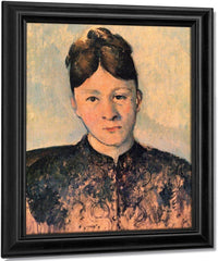 Portrait Of Madame Cezanne 1885 By Paul Cezanne Fine Art Print