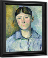 Portrait Of Madame Cezanne By Paul Cezanne Fine Art Print