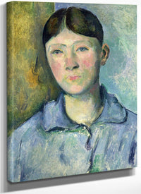 Portrait Of Madame Cezanne By Paul Cezanne Fine Art Print