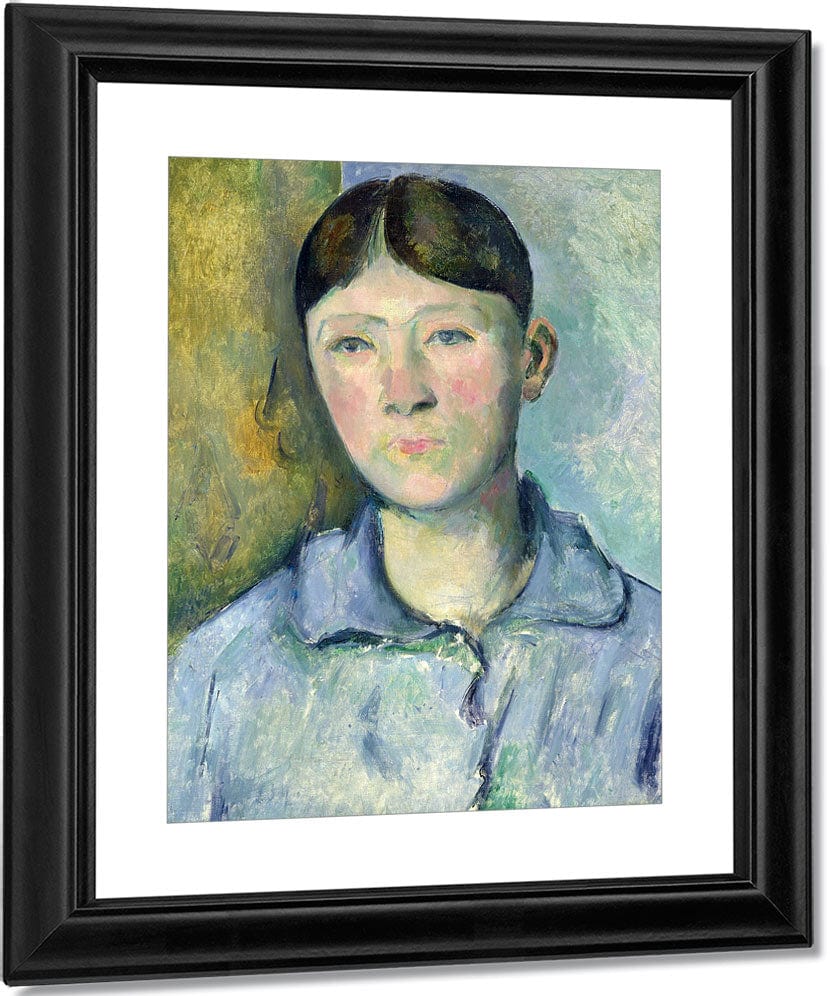 Portrait Of Madame Cezanne By Paul Cezanne Fine Art Print