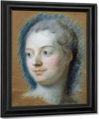 Portrait Of Madame De Pompadour (1721 64) By Maurice Quentin De La Tour Fine Art Print
