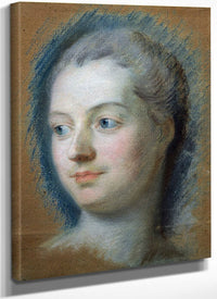 Portrait Of Madame De Pompadour (1721 64) By Maurice Quentin De La Tour Fine Art Print
