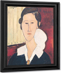 Portrait Of Madame Hanka Zborowska By Amedeo Modigliani Fine Art Print