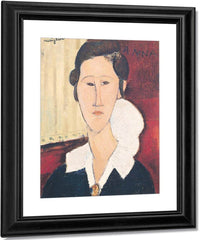 Portrait Of Madame Hanka Zborowska By Amedeo Modigliani Fine Art Print