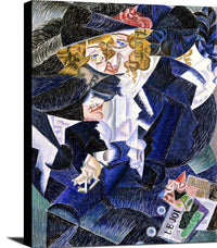 Portrait Of Madame M.s. Painting Gino Severini Canvas Art Fine Art Print