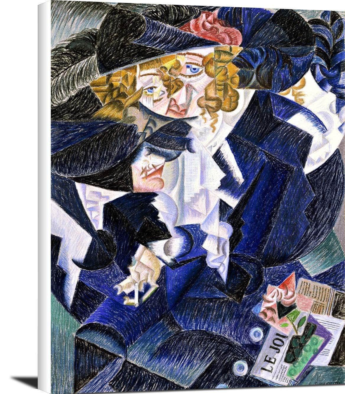 Portrait Of Madame M.s. Painting Gino Severini Canvas Art Fine Art Print