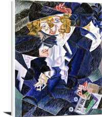 Portrait Of Madame M.s. Painting Gino Severini Canvas Art Fine Art Print
