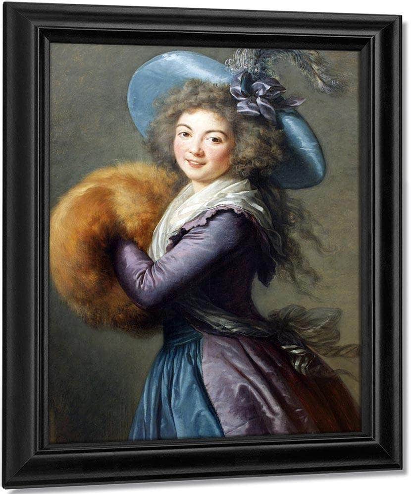 Portrait Of Madame Mole Reymond 1786 By Elisabeth Vigee Le Brun Fine Art Print