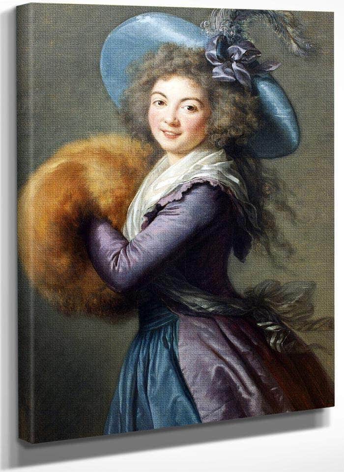 Portrait Of Madame Mole Reymond 1786 By Elisabeth Vigee Le Brun Fine Art Print