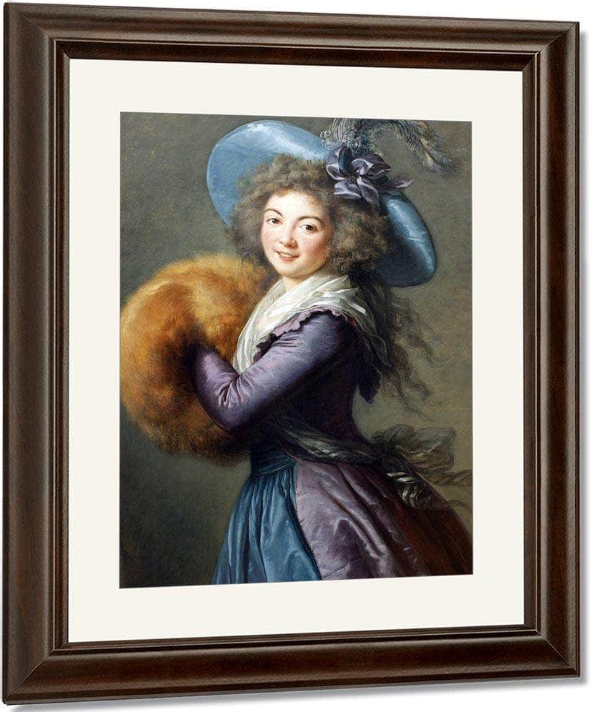 Portrait Of Madame Mole Reymond 1786 By Elisabeth Vigee Le Brun Fine Art Print