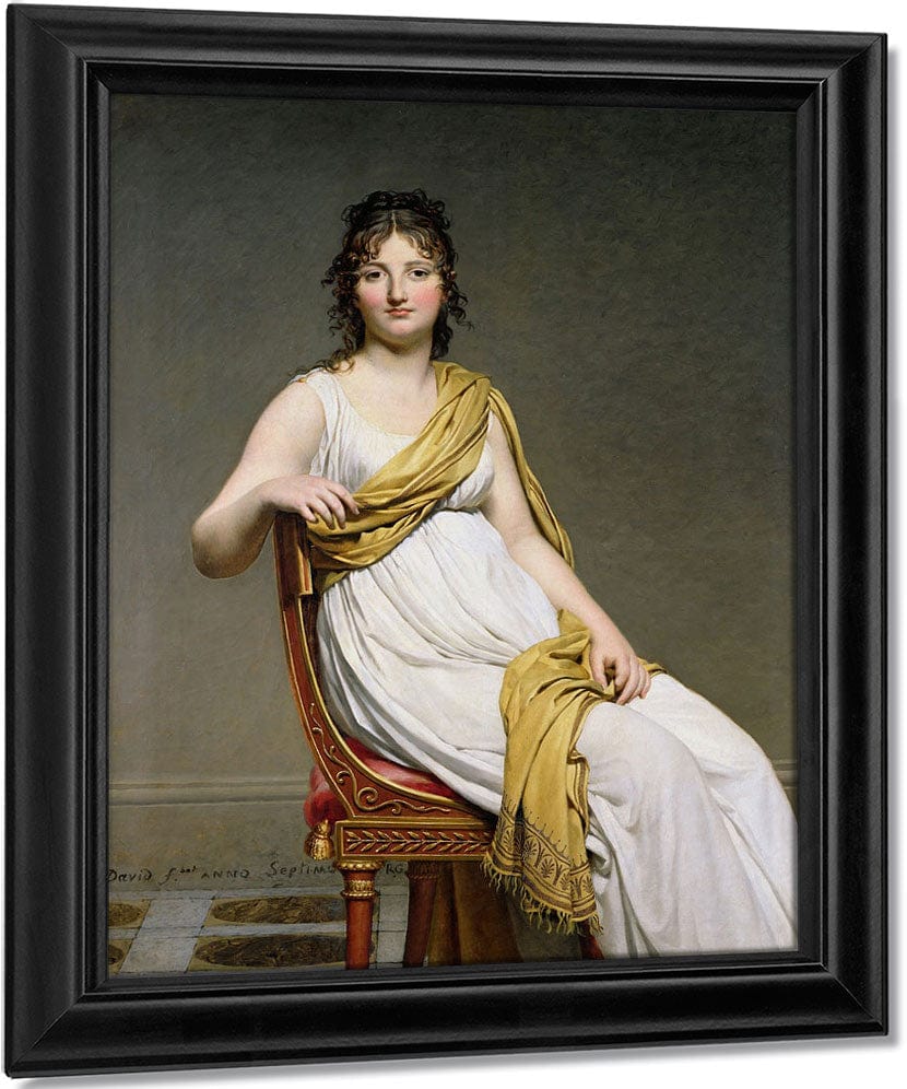 Portrait Of Madame Raymond De Verninac (1780 1827) By Jacques Louis David Fine Art Print