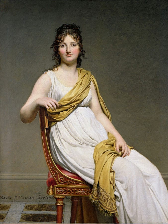 Portrait Of Madame Raymond De Verninac (1780 1827) By Jacques Louis David Fine Art Print