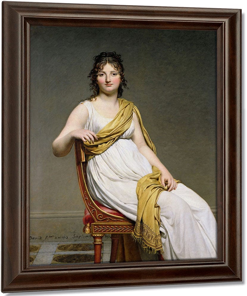 Portrait Of Madame Raymond De Verninac (1780 1827) By Jacques Louis David Fine Art Print